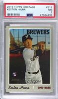 Keston Hiura (Batting Pose) [PSA 7 NM]