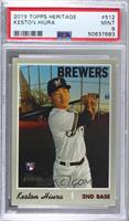 Keston Hiura (Batting Pose) [PSA 9 MINT]