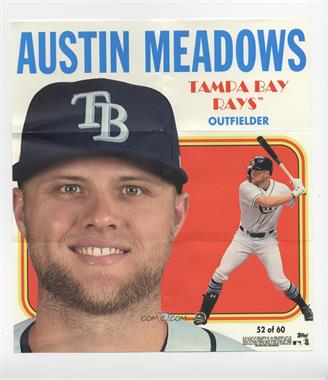 2019 Topps Heritage High Number - Box Loader 1970 Poster #52 - Austin Meadows /70