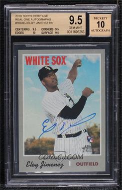 2019 Topps Heritage High Number - Real One Autographs #ROA-EJ - Eloy Jimenez [BGS 9.5 GEM MINT]