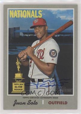 2019 Topps Heritage High Number - Real One Autographs #ROA-JSO - Juan Soto