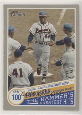 2019 Topps Heritage High Number - The Hammer’s Greatest Hits #THGH-4 - Hank Aaron (Eddie Mathews Greeting Aaron)