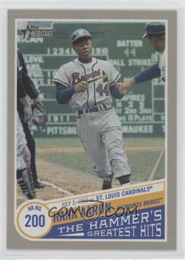 2019 Topps Heritage High Number - The Hammer’s Greatest Hits #THGH-5 - Hank Aaron
