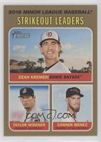 League Leaders - Taylor Widener, Conner Menez, Dean Kremer #/15