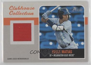 2019 Topps Heritage Minor League Edition - Clubhouse Collection Relics #CCR-SM - Seuly Matias