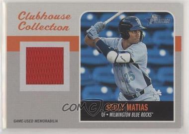 2019 Topps Heritage Minor League Edition - Clubhouse Collection Relics #CCR-SM - Seuly Matias