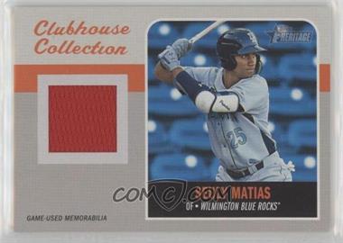 2019 Topps Heritage Minor League Edition - Clubhouse Collection Relics #CCR-SM - Seuly Matias