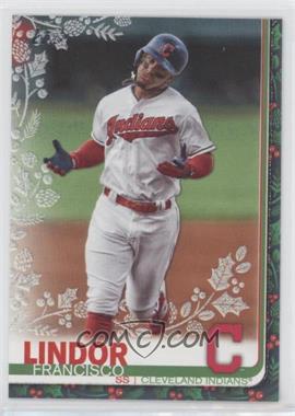 2019 Topps Holiday - WalMart Mega Box [Base] - Metallic Snowflake #HW74 - Francisco Lindor