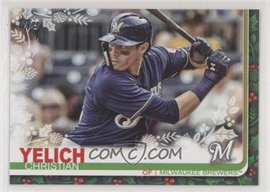 2019 Topps Holiday - WalMart Mega Box [Base] #HW72.1 - Christian Yelich