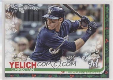 2019 Topps Holiday - WalMart Mega Box [Base] #HW72.1 - Christian Yelich