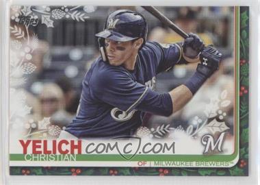 2019 Topps Holiday - WalMart Mega Box [Base] #HW72.1 - Christian Yelich