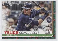 Rare Variation - Christian Yelich (Oranament On Bat)