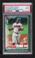 Rare Variation - Francisco Lindor (Wearing Mittens) [PSA 9 MINT]