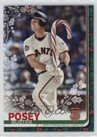 SP Variation - Buster Posey (Candy Cane Bat)