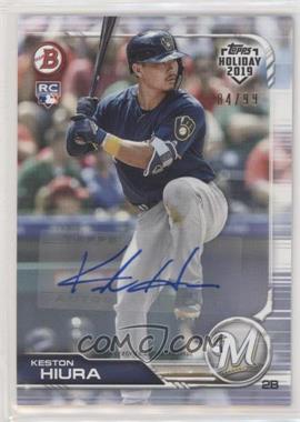 2019 Topps Holiday Bowman - [Base] - Autographs #TH-KH - Keston Hiura /99