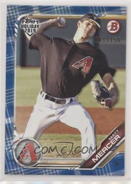 2019 Topps Holiday Bowman - [Base] - Blue Prospects #TH-MME - Matt Mercer /150