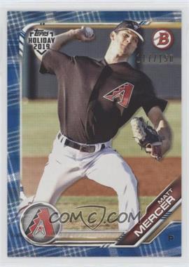 2019 Topps Holiday Bowman - [Base] - Blue Prospects #TH-MME - Matt Mercer /150