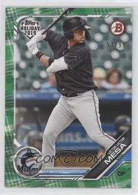 2019 Topps Holiday Bowman - [Base] - Green Prospects #TH-VVM - Victor Victor Mesa /99 [EX to NM]