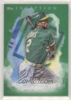 2019 Topps Inception - [Base] - Green #13 - Khris Davis