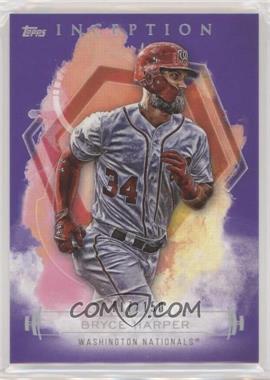 2019 Topps Inception - [Base] - Purple #16 - Bryce Harper /150