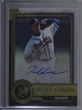 2019 Topps Museum Collection - Archival Autographs - Gold #AA-TG - Tom Glavine /25