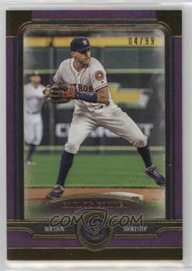 2019 Topps Museum Collection - [Base] - Amethyst #38 - Carlos Correa /99