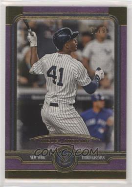 2019 Topps Museum Collection - [Base] - Amethyst #63 - Miguel Andujar /99 [EX to NM]