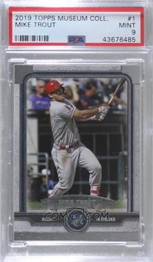 2019 Topps Museum Collection - [Base] #1 - Mike Trout [PSA 9 MINT]