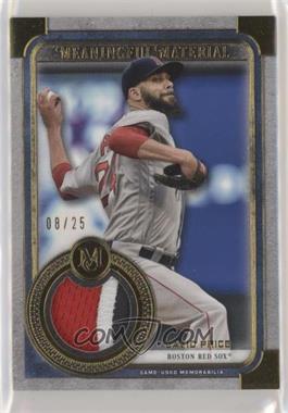 2019 Topps Museum Collection - Meaningful Material Patch Relics - Gold #MMR-DP - David Price /25