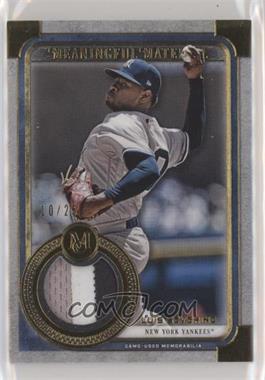 2019 Topps Museum Collection - Meaningful Material Patch Relics - Gold #MMR-LS - Luis Severino /25