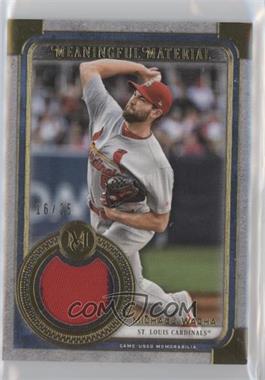 2019 Topps Museum Collection - Meaningful Material Patch Relics - Gold #MMR-MW - Michael Wacha /25