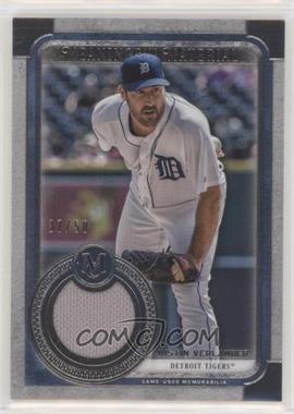 2019 Topps Museum Collection - Meaningful Material Patch Relics #MMR-JVE - Justin Verlander /50