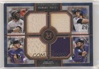 Charlie Blackmon, David Dahl, Trevor Story, Nolan Arenado #/75