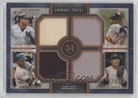 Gary Sanchez, Luis Severino, Masahiro Tanaka, Miguel Andujar #/75