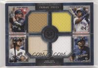 Ryan Braun, Jesus Aguilar, Lorenzo Cain, Travis Shaw #/99