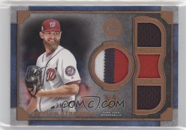 2019 Topps Museum Collection - Primary Pieces Single Player Quad Relics - Copper #SPQR-SS - Stephen Strasburg /75