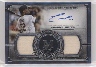 2019 Topps Museum Collection - Single Player Signature Swatches Dual Relics #SSDA-FR - Franmil Reyes /299