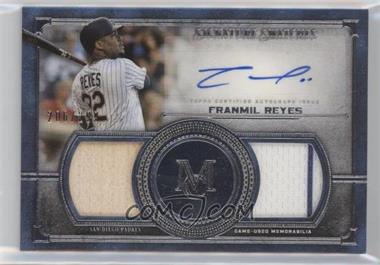 2019 Topps Museum Collection - Single Player Signature Swatches Dual Relics #SSDA-FR - Franmil Reyes /299