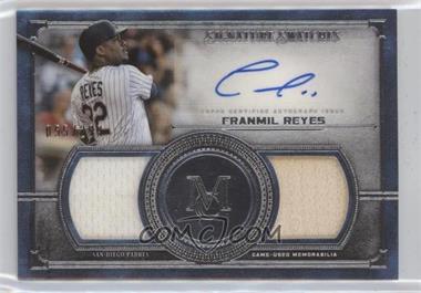 2019 Topps Museum Collection - Single Player Signature Swatches Dual Relics #SSDA-FR - Franmil Reyes /299