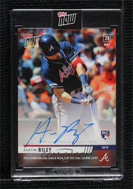 2019 Topps Now - [Base] - Autographs #268A - Austin Riley /99 [Uncirculated]