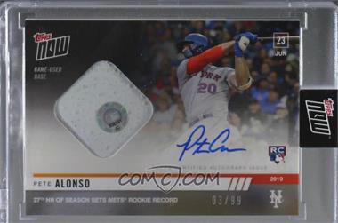 2019 Topps Now - [Base] - Materials #422A - Pete Alonso /99 [Uncirculated]