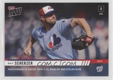 2019 Topps Now - [Base] #485 - Max Scherzer /717 [EX to NM]