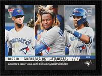 Cavan Biggio, Vladimir Guerrero Jr., Bo Bichette #/1,760