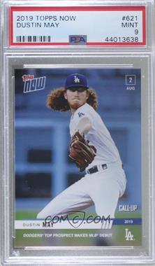 2019 Topps Now - [Base] #621 - Call-Up - Dustin May /704 [PSA 9 MINT]