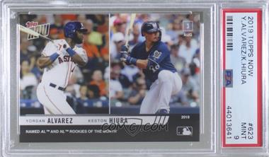 2019 Topps Now - [Base] #623 - Yordan Alvarez, Keston Hiura /407 [PSA 9 MINT]