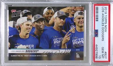 2019 Topps Now - [Base] #827 - Los Angeles Dodgers /257 [PSA 10 GEM MT]