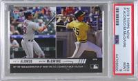 Pete Alonso, Mark McGwire [PSA 9 MINT] #/1,045