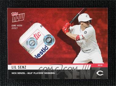 2019 Topps Now - Players Weekend - Relics Red #PW-48F - Nick Senzel /10