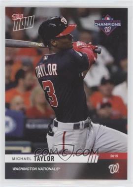 2019 Topps Now - World Series Champions #WSC-20 - Michael Taylor