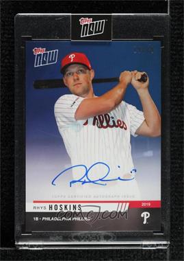 2019 Topps Now Opening Day - [Base] - Blue Autographs #OD-271B - Rhys Hoskins /49 [Uncirculated]